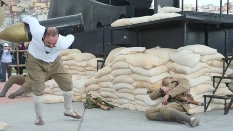 Çanakkale Destanı Eyüp'te Yeniden Canlandı