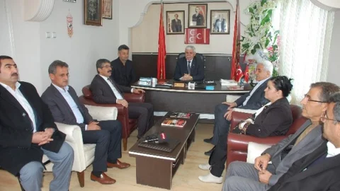 AK Parti Teşkilatından MHP Ve DBP'ne Ziyaret