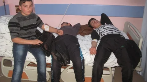 Yurtta Kalan 13 Çocuk Yemekten Zehirlendi