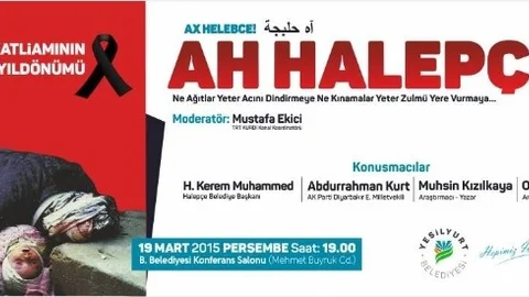 Yeşilyurt Belediyesi'nden “Ah Halepçe” Konulu Konferansı