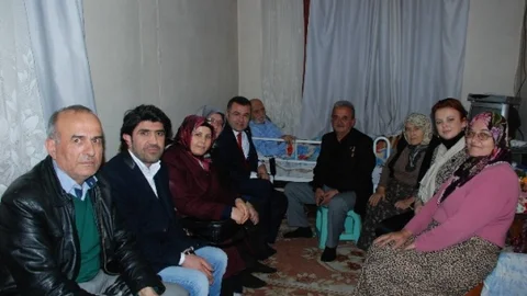 Keskin Gazileri Ziyaret Etti