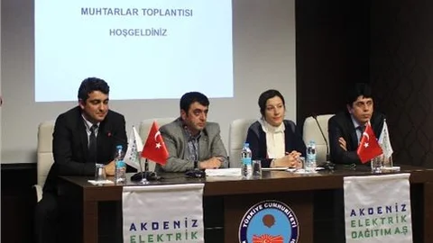 Akdeniz Edaş Konyaaltı Muhtarlarını Dinledi