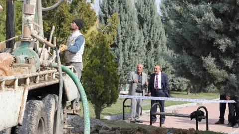 Cihanbeyli'de Yeşil Alan Çalışmaları