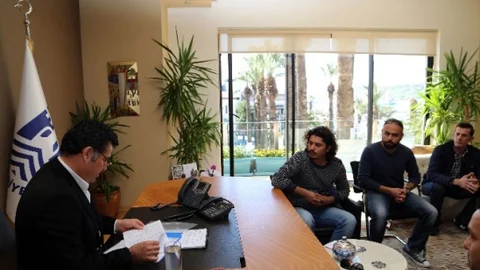 Denizciler Başkan Kocadon'a Dernek Çalışmalarından Bahsetti