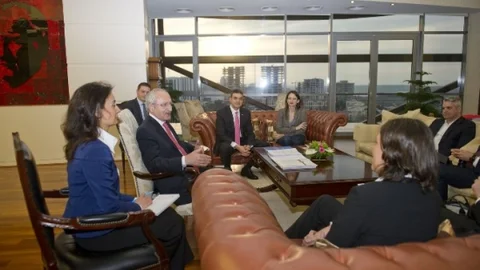 Ab Raportörü Piri'den Kılıçdaroğlu'na Ziyaret