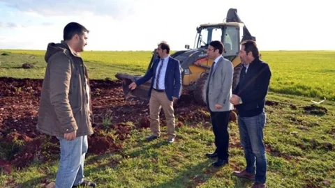 Birecik'te Yol Çalışmaları