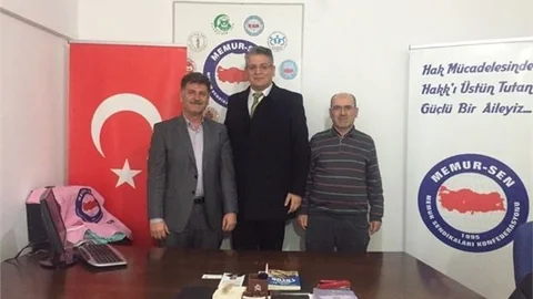 Milletvekili Aday Adayı Ulusoy Memur Sen'i Ziyaret Etti