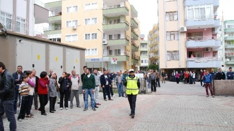 Apartmanda Yangın Paniği