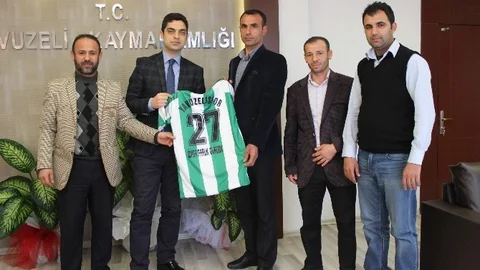 Yavuzelispor'dan Kaymakam Güngen'e Ziyaret