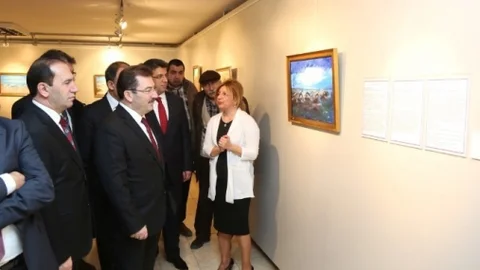 Çanakkale Şehidinin Ağlatan Mektubu Tuvale Yansıdı