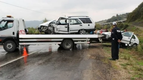 2014 Yılında Bartın'da 192 Trafik Kazası Meydana Geldi