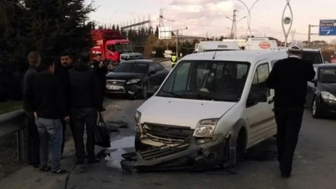 Sakarya'da Trafik Kazası 1 Yaralı