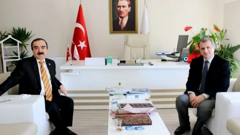 Vali Coş Khb Genel Sekreterliği'ni Ziyaret Etti