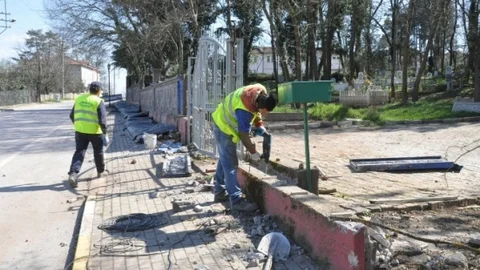 Derbent'te Dekoratif Duvar Çalışmaları