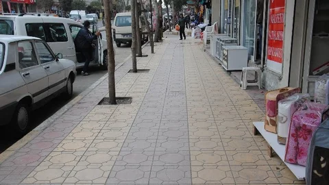 Kent Mnerkezindeki Kaldırım İşgali Önleniyor