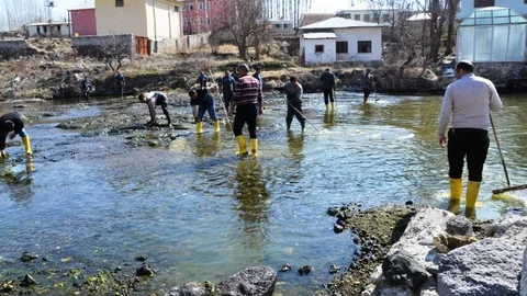 Erciş'te İçme Suyu Havzaları Temizlendi