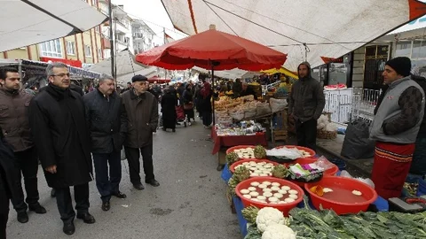 Başkan Köşker'den Pazar Turu