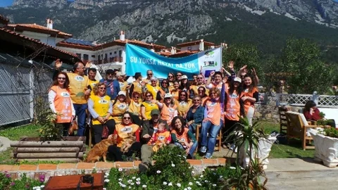 TEMA Üyeleri Akyaka'da ''Dünya Su Günü'' Etkinliği Düzenledi