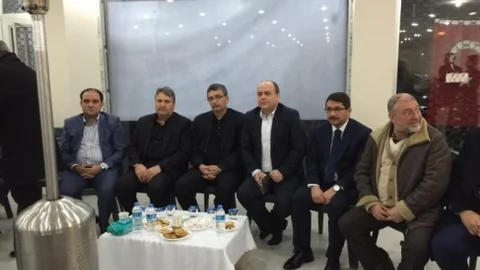 Başkan Güvenç'ten Başkan Çerçiye Taziye Ziyareti