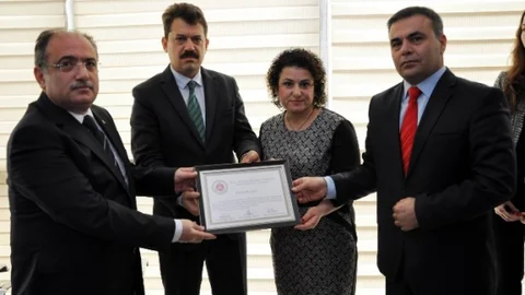 ''süper Katibe'' Başarı Belgesi