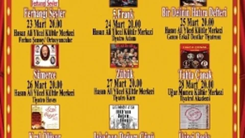 Kartal Belediyesi'nden Dünya Tiyatro Günü Festivali