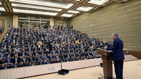 Cumhurbaşkanlığı Sarayı'nda Muhtarlar Toplantısı