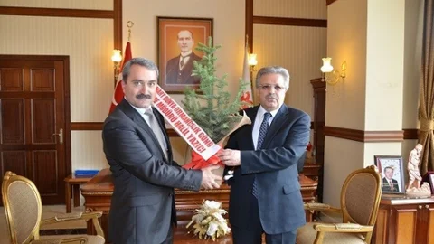 Dünya Ormancılık Gününde Vali Kahraman'a Ziyaret