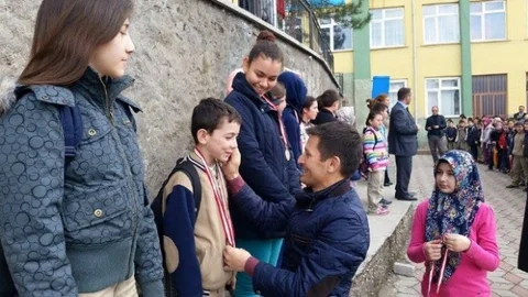 Fatih İmam Hatip'te Madalya Töreni