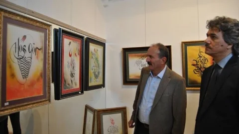 “Asımın Nesli Hat Ve Kaligrafi Sergisi” Fethiye'de De Açıldı