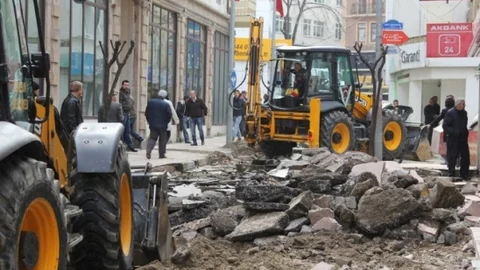Giresun Belediyesi Cadde Ve Sokakları Yeniliyor