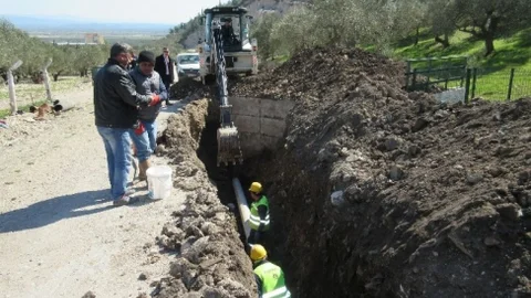 Maski Kırkağaç'ta İsale Hattını Yeniledi