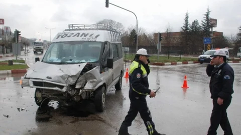 Tokat'ta Trafik Kazası 1 Yaralı