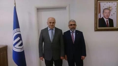 Mahir Küçük'ten Ktü Rektörü Baykal'a Ziyaret