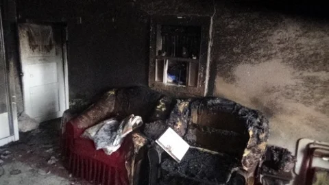 Kulp'ta Korkutan Yangın