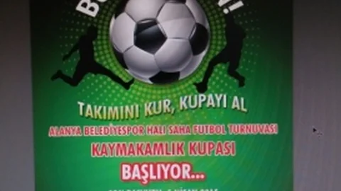 Alanya'da “Bu Gol Senin” Halı Saha Turnuvası Başlıyor