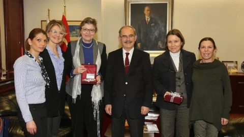 Almanya'nın İstanbul Başkonsolusu Wolke'den Başkan Büyükerşen'e Ziyaret
