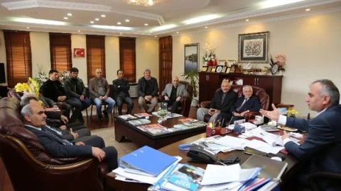 Sakarya Askf Üyeleri Başkan Yılmazer'i Ziyaret Etti