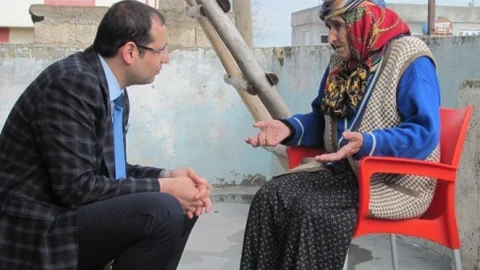 Araban Kaymakamı Karabektaş Yaşlıları Ziyaret Etti