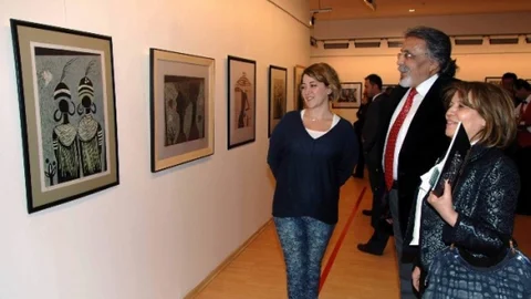 Şefkat İşlegen'in Sergisine İlgi