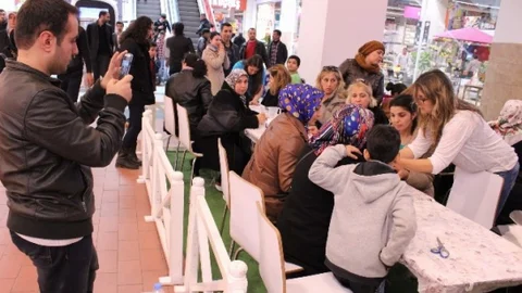 Forum Gaziantep'te Kadınlar Mis Kokulu Taşlar Yaptı