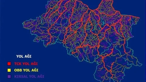İşte Ordu'nun Yol Ağı