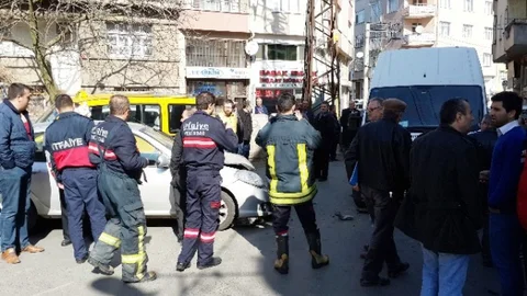 Tekirdağ'da Trafik Kazası 1 Yaralı