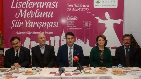 Mevlana İçin 66 Şehirden 560 Şiir