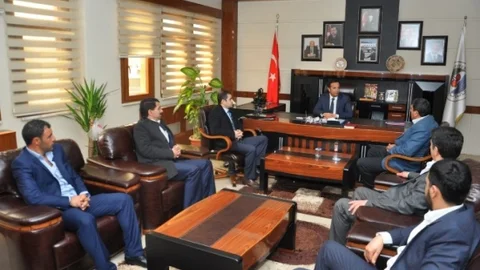 Horasanlılardan Başkan Toltar'a Ziyaret