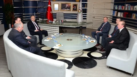 Vali Fidan'dan Başkan Keleş'e Ziyaret