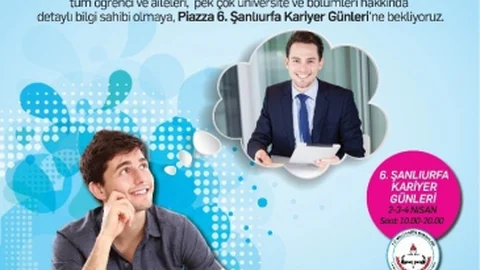 Şanlıurfa 6. Kariyer Günleri Başlıyor