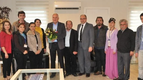 Kursiyerlerden Aesob Başkanı Sevimçok'a Ziyaret