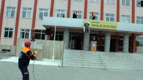 Muğla'da Deprem Tatbikatı