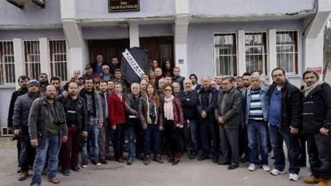 Edirne'de Basın Derneklerinden 'akreditasyon' Eylemi