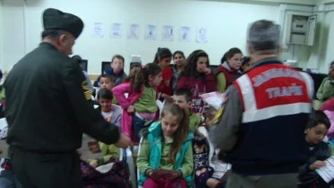 Jandarma'dan Öğrencilere Trafik Dersi